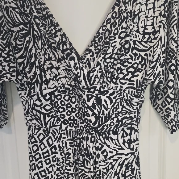 Lilly Pulitzer Black and White Maxi Dress - Picture 3 of 6